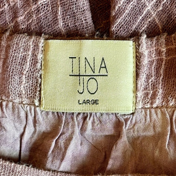 Tina Jo Anthropologie Full Faux Wrap Skirt in Size L - Picture 2 of 5